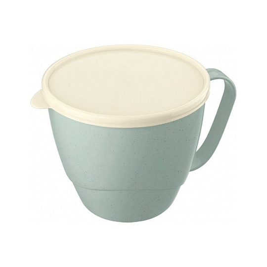 Контейнер-кружка пластик, 750 мл, Phibo, с крышкой, с декором, для бульона, Phibo, 433 264 428, в ассортименте