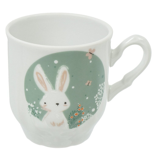 Кружка фарфор, 220 мл, Bunny, Добрушский фарфоровый завод, 2С1901Ф34