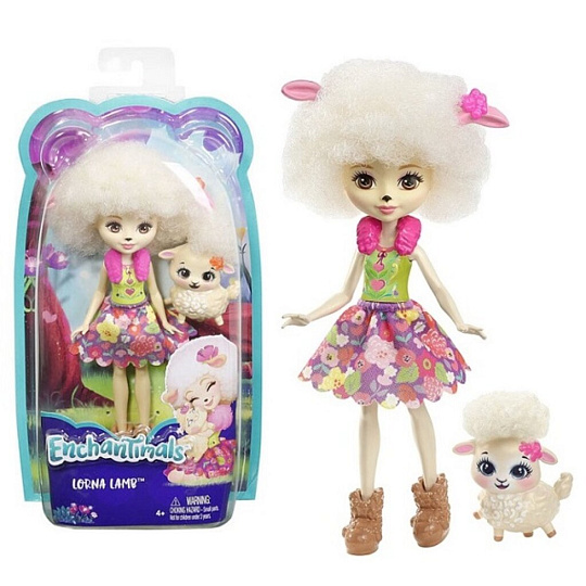 Кукла с любимой зверюшкой Enchantimals, DVH87, в ассортименте