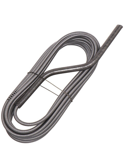 Трос сантехнический диаметр 6 мм, пружина, 1 мм, 5 м, СантехКреп, 3.1.2.6.