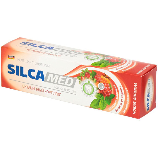 Зубная паста Silcamed, Витаминный Комплекс, 130 г