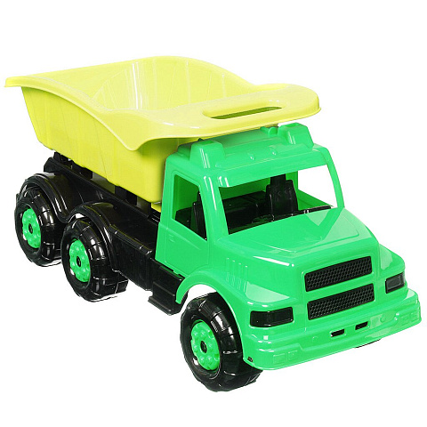 Машина детская Альтернатива, Самосвал, М4462, зеленая