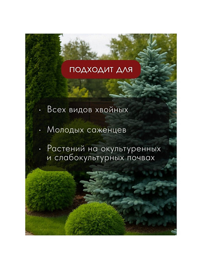 Удобрение для хвойных, с биодоступным кремнием, пролонгированное, ведро, минеральное, 1 л, Bona Forte