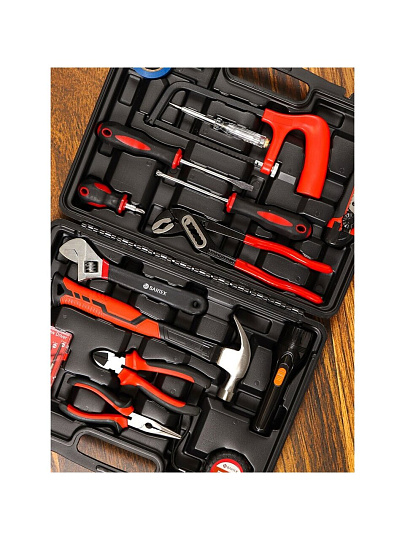 Набор слесарных инструментов Bartex, 6-гранный, металл, пластик, кейс, 15 предметов