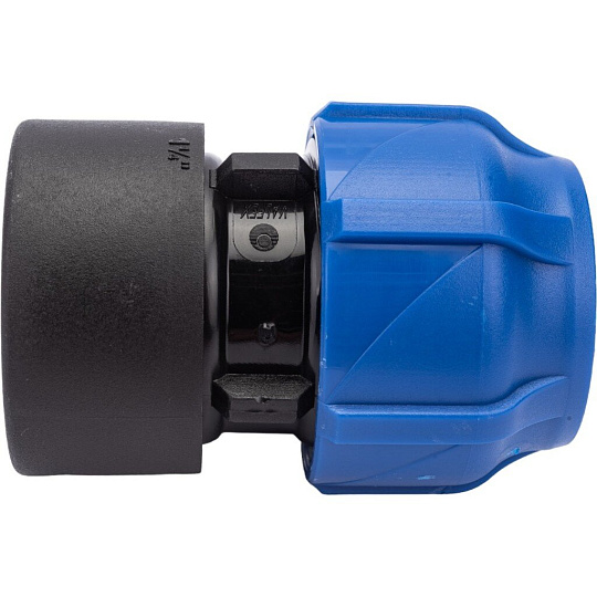 ПНД муфта d32х1 1/4", внутренняя резьба, соединительная, Valfex