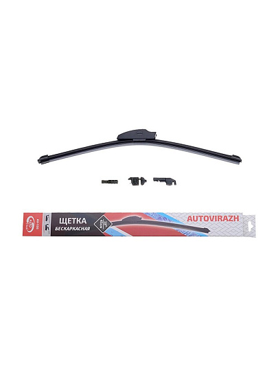 Щетка стеклоочистителя Autovirazh, бескаркасная, 18"/45 см, AV-155Y, AV-001815