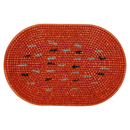 Коврик грязезащитный, 40х60 см, овальный, резина, в ассортименте, ComeForte, GМ-3002; GM-3001; GM-3004;GM-3003
