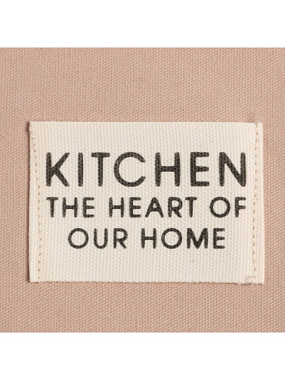 Фартук 60 х 70 см, 100% хлопок, саржа, 220 г/м2, без кармана, Этель, Kitchen, бежевый