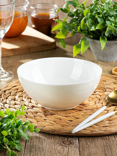 Салатник стеклокерамика, круглый, 18х7 см, 0.95 л, Бэль, Daniks, LPKW-70