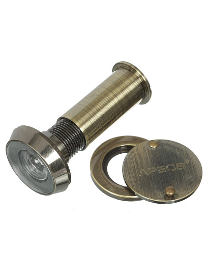 Глазок дверной Apecs, 3016/40-70-АВ, бронза