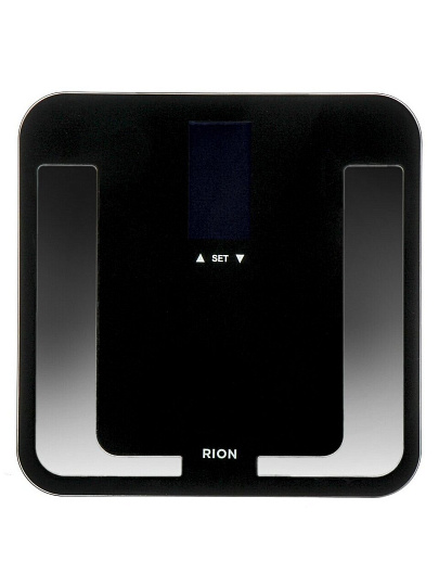 Весы напольные электронные, Rion, Smart PT-727А, стекло, до 150 кг, 30х30 см, LCD-дисплей, черные