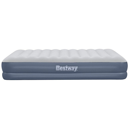 Кровать надувная Bestway, 203х152х36 см, 6716T, насос встроенный, аккумуляторная, флокированная, USB насос 3.7В, 300 кг