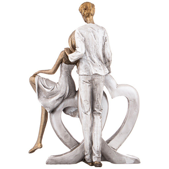 Фигурка декоративная полистоун, Влюбленные, 17.5х10х24 см, Lefard, 162-965