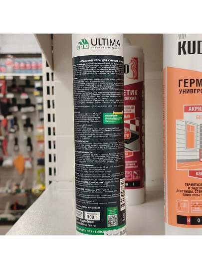 Жидкие гвозди Ultima, 309, 280 мл, для тяжелых строительных работ, ADHES30900