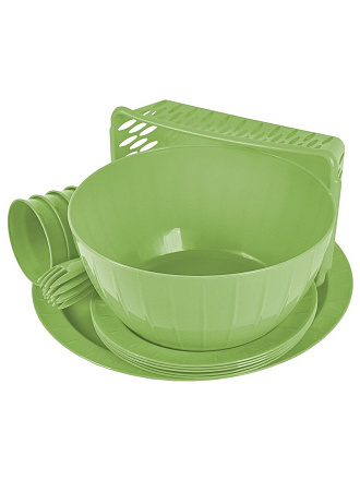 Набор для пикника на 5 персон, 18 предметов, фисташковый, Sugar&Spice, Vanilla, SE181012050