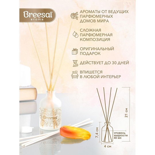 Аромадиффузор Breesal, 40 мл, Arome Sphere 1001 ночь, ARD/001