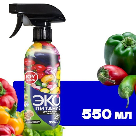 Удобрение Уксус древесный, для овощных культур, 550 мл, Joy Garden