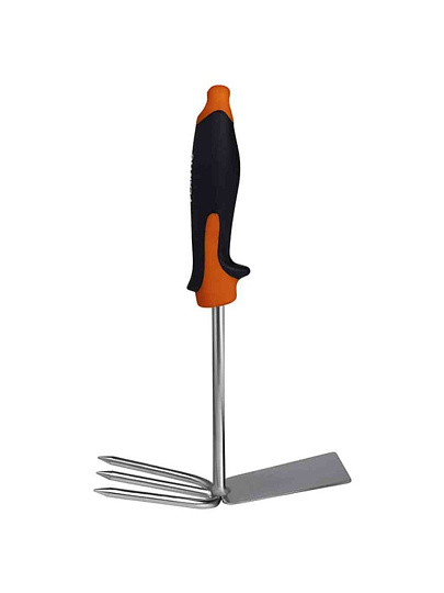 Тяпка садовая нержавеющая сталь, с черенком, Plantic, Pro, 36380-01