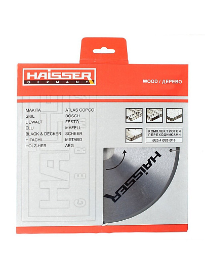 Диск пильный по дереву, Haisser, 160х20 мм, 32 зуба, HS109092