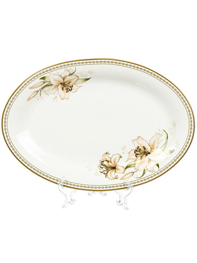 Сервиз столовый фарфор, 23 предмета, на 6 персон, Lefard, Lilies, 590-273