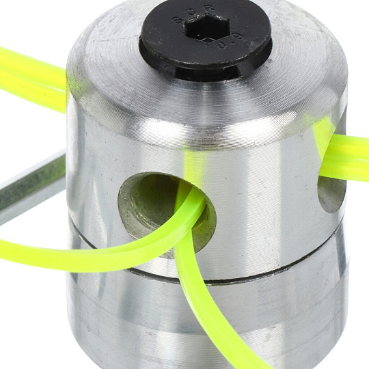 Катушка для триммера ручная, 4 мм, под гайку универсальная, Хопер, металлическая, цилиндр, пакет