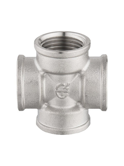 Крестовина 1/2'', г-г-г-г, латунь, AquaLink