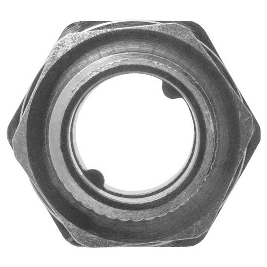 Американка 1/2", ш-ш, латунь, прямая, индивидуальная упаковка, никель, MasterProf