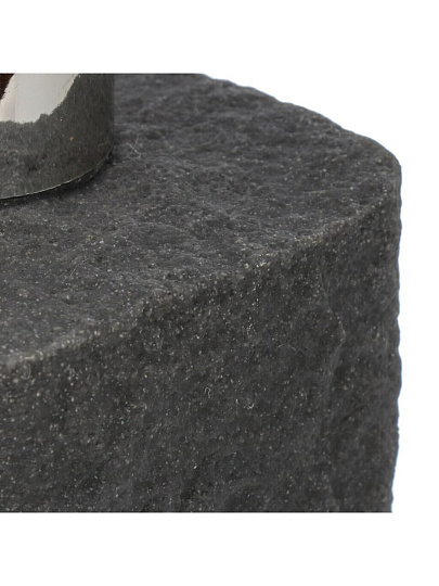 Дозатор для жидкого мыла, Fora, Stone Black, полирезина, FOR-STN021BL