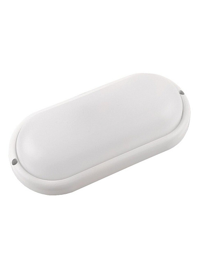 Светильник светодиодный, General Lighting Systems, ЖКХ Slim, 17 Вт, 4500 К, 1440 Лм, IP65, 20х9.4х4 см, овальный, накладной, 437694