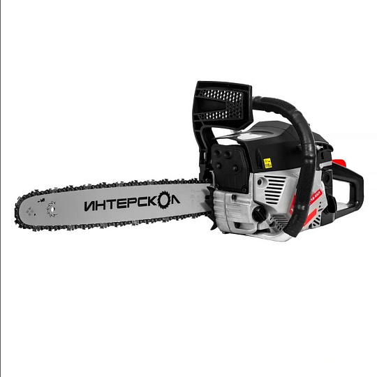 Бензопила Интерскол, 1,80кВт/2,5 л.с, шина 18"/45 см., цепь 3/8"1,3мм/64зв. 844.0.0.40