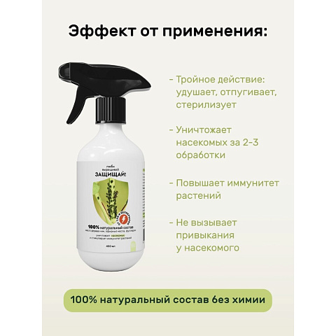 Инсектицид от тли, белокрылки спрей 450 мл Удобряй!
