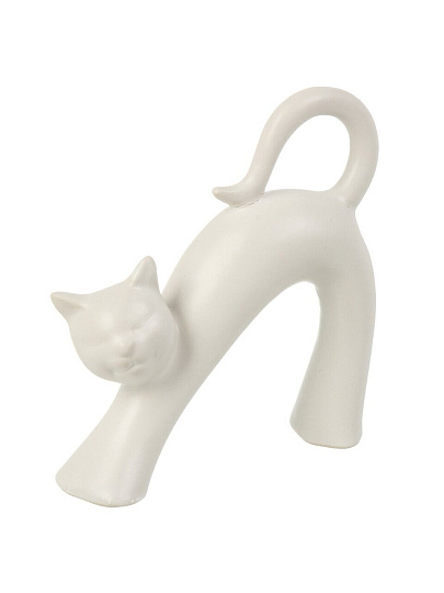 Фигурка декоративная керамика, Кот, 11х4.5х11.5 см, Y4-9105