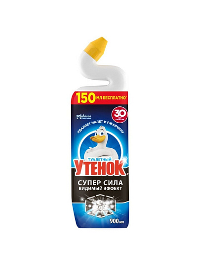 Средство для унитаза Туалетный Утенок, Видимый Эффект, 900 мл, 696894