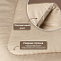 Одеяло евро, 200х220 см, Овечья шерсть, 400 г/м2, зимнее, чехол микрофибра, кант, бежевое - фото 14