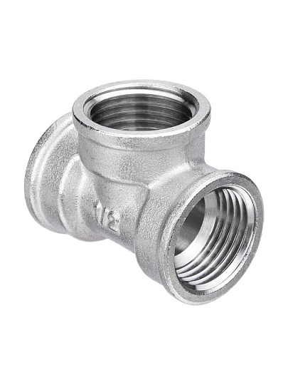 Тройник 1/2", г-г-г, латунь, AquaLink