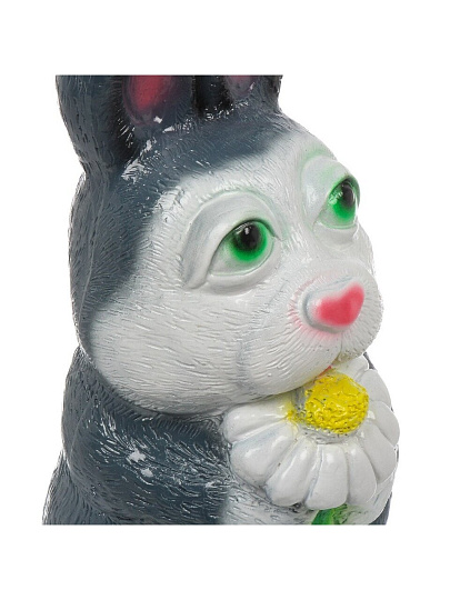 Фигурка садовая Кролик с ромашкой, 14х31 см, гипс, 374