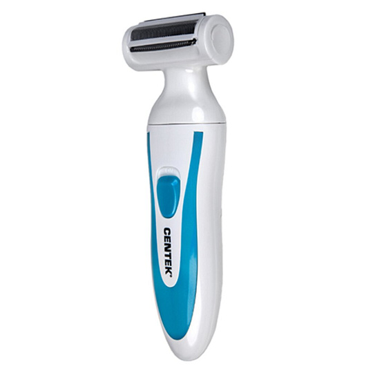 Электробритва женская, аккумуляторная, Centek, сеточная, сухое бритье, 3 Вт, 1, бело-бирюзовая, CT-2192