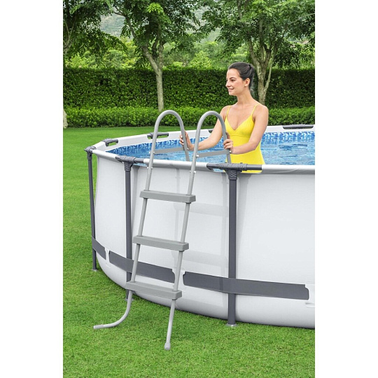 Бассейн каркасный Bestway, 366х100 см, Steel Pro Max, 56418BW, фильтр-насос, лестница, 9150 л