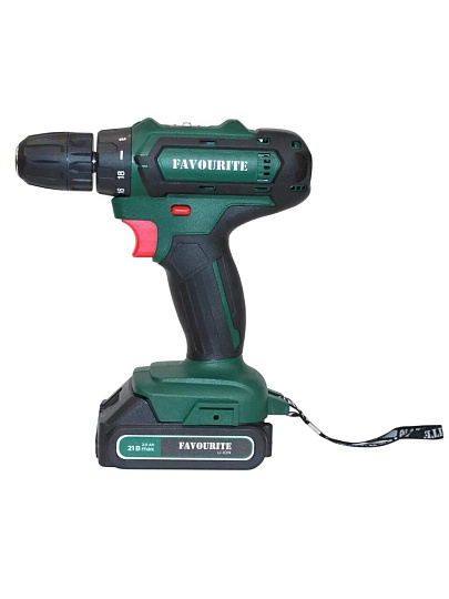Дрель-шуруповерт аккумуляторный, Favourite, OBS 21 DC SET, 21 В, кейс, 150121421