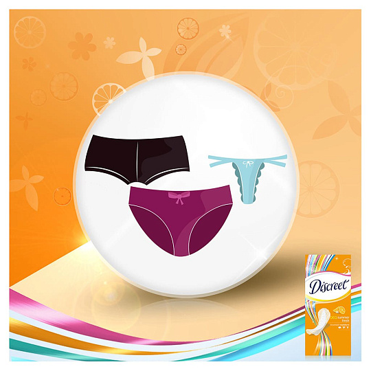 Прокладки женские Discreet, Multiform Deo Summer Fresh Single, 20 шт, 0001037333