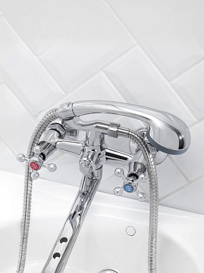 Смеситель для ванны, РМС, с кран-буксой, SL71-143P