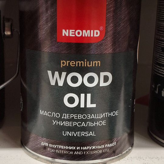 Масло Neomid, Premium, деревозащитное, тик, 0.75 л