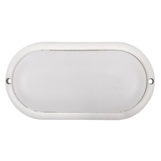 Светильник светодиодный, General Lighting Systems, ЖКХ Slim, 17 Вт, 4500 К, 1440 Лм, IP65, 20х9.4х4 см, овальный, накладной, 437694