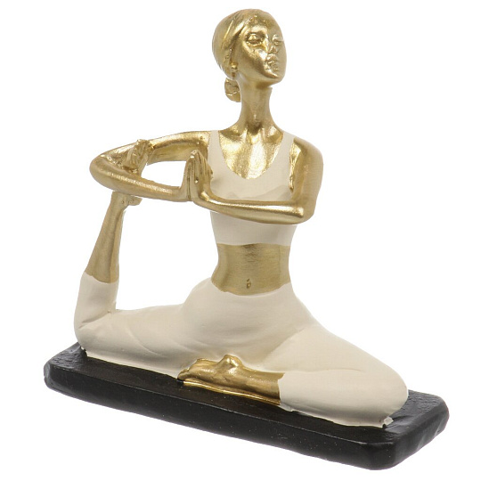 Фигурка декоративная полистоун, Йога, 10.5х4.5х10 см, A020258
