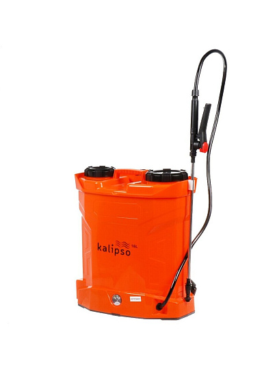 Опрыскиватель садовый аккумуляторный, Kalipso, 16 л, свинцово-кислотный, 8 А.ч, 12 В, пластик, ранцевый, KF-16C-55