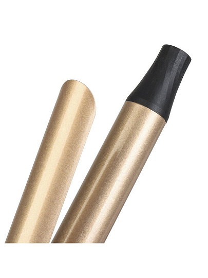 Щипцы-плойка Rion, TB-2002A-19, 55 Вт, керамическое покрытие, защита от перегрева, 230 °, черный с пудровым