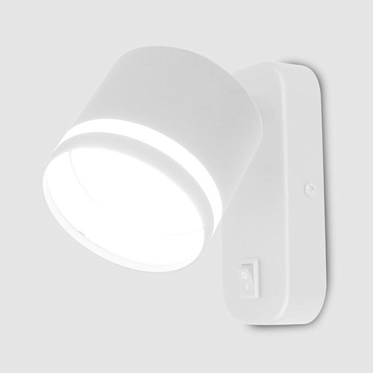 Светильник бра General Lighting Systems, Башня, 50 Вт, GX53, на 1 лампочку, IP20, 8.2х7 см, накладной, белый, 661748