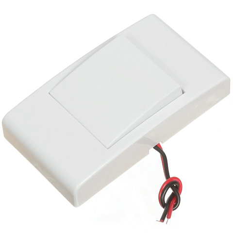 Кнопка звонка кнопка IP 30, для проводных звонков, полиэтиленовый пакет, TDM Electric, Народная КП-Н-01, SQ1901-0107