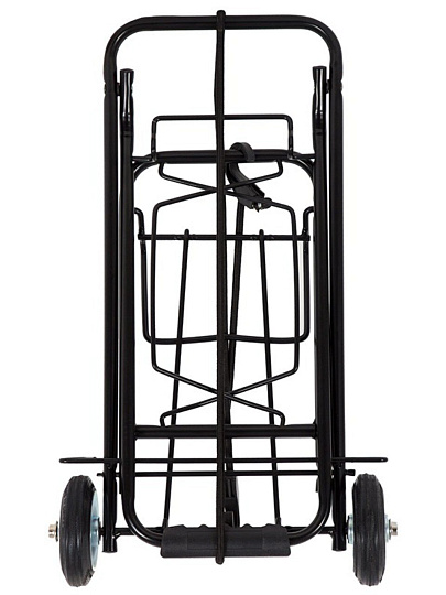 Тележка складная 31х36х88 см, металл, 25 кг, черная, Рыжий кот, BX-25ZP-2, 093530