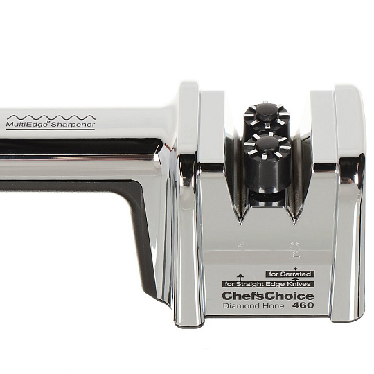 Точилка для ножей, механическая, хром, Chefs Choice, CC460RH